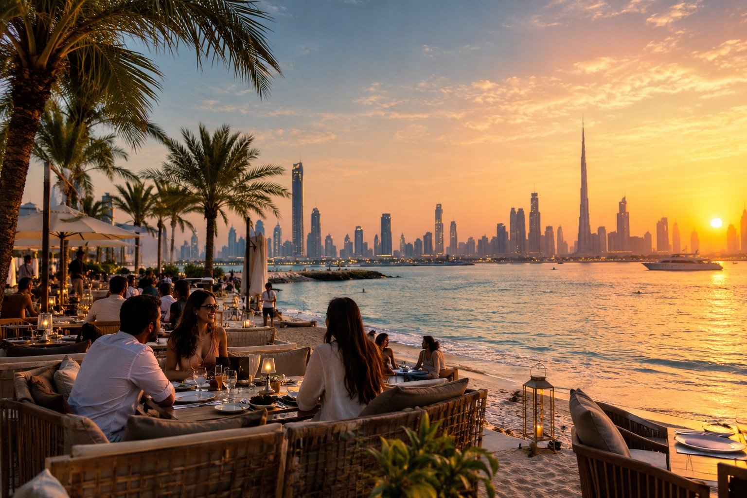 Beachfront Restaurants in Dubai