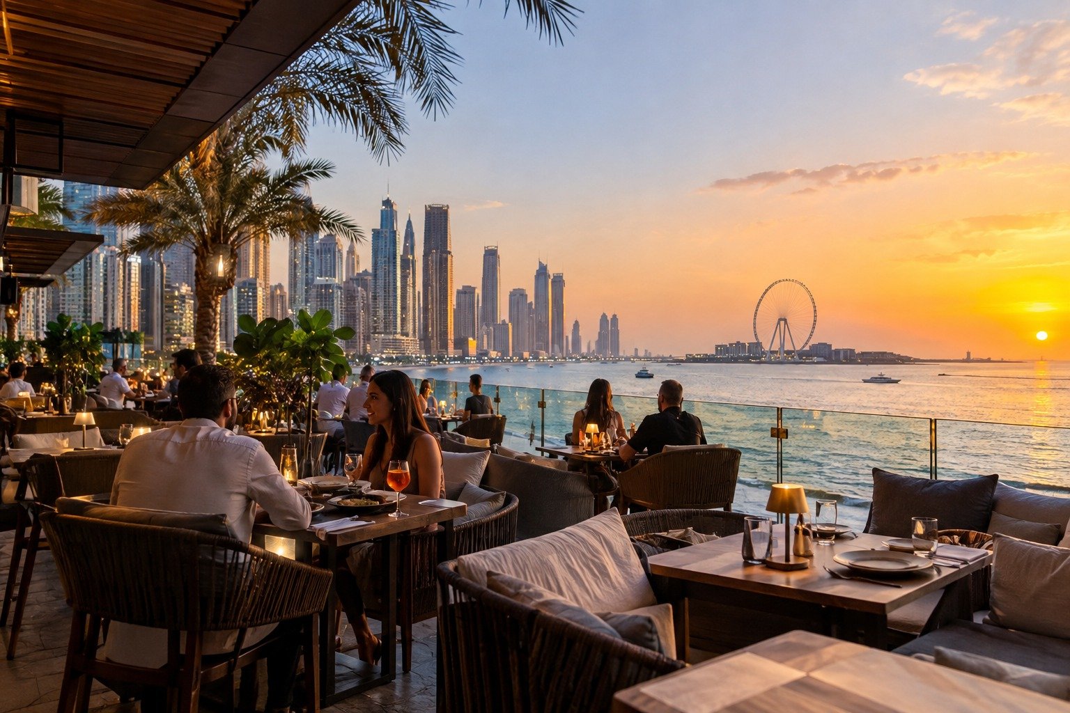 Restaurants in JBR with Sea View