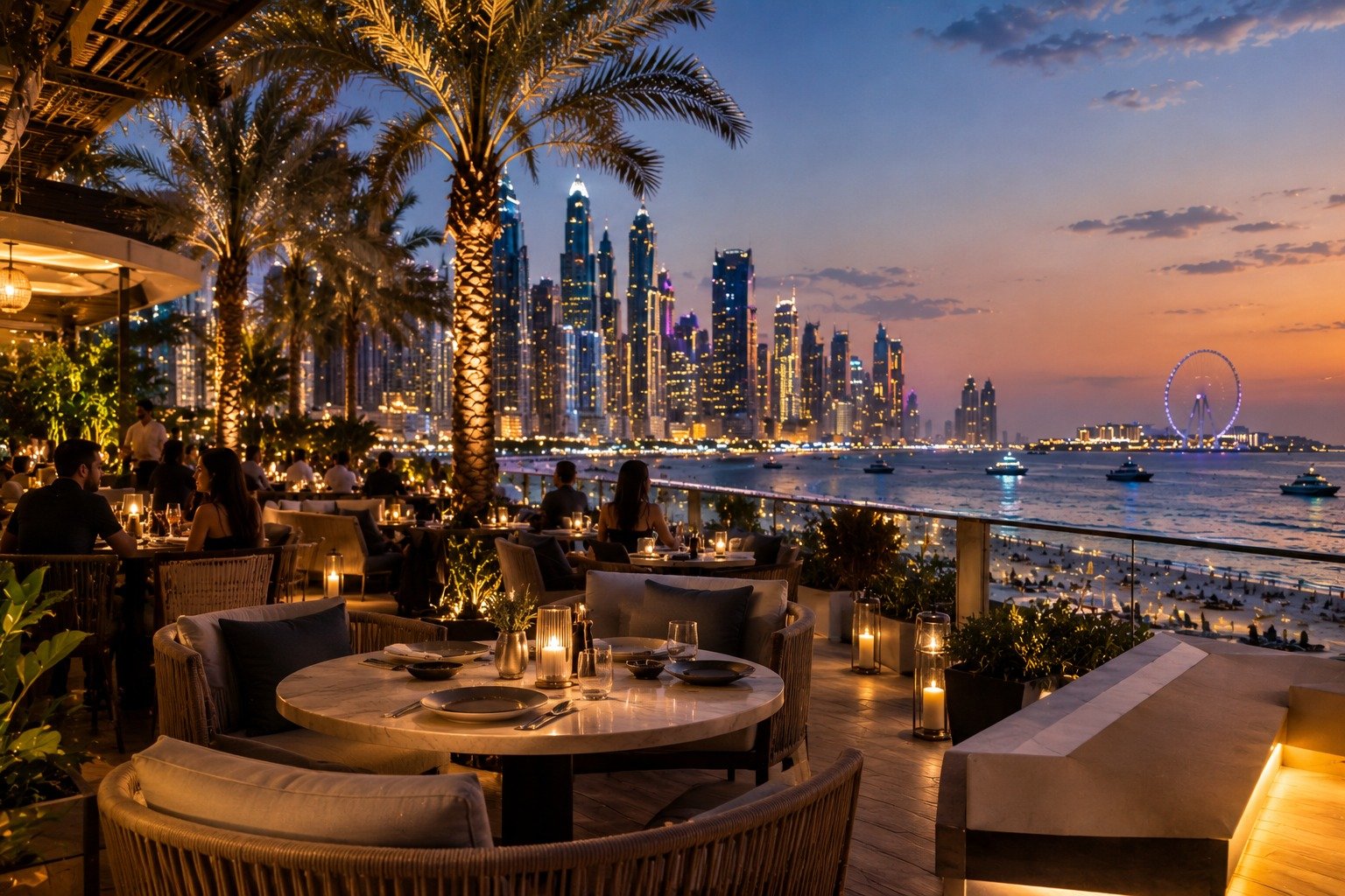 Outdoor Restaurants in JBR
